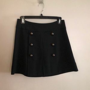 Buttoned Mini Skirt
